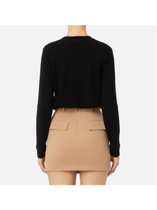 Cashmere blend sweater with logo ELISABETTA FRANCHI | MK64S46E2.685